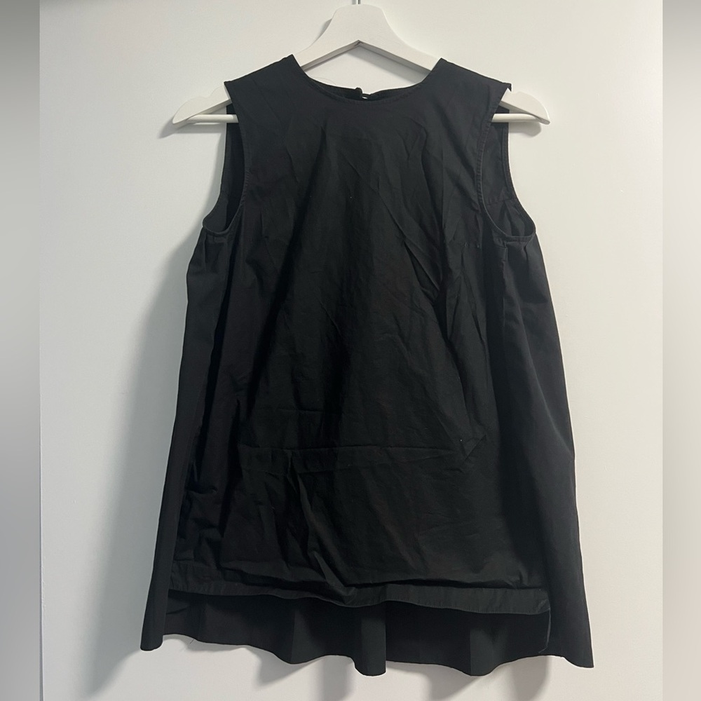 COS pleated back sleeveless top